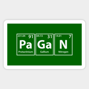 Pagan (Pa-Ga-N) Periodic Elements Spelling Magnet
